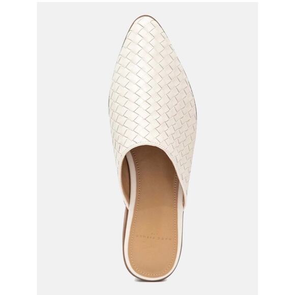 MARC FISHER LTD Garren Pointed Toe Mule Ivory Leather - Picture 15 of 15